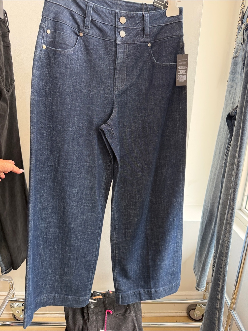 Liverpool Stride LM4669F92 Wide Leg Indigo Jeans